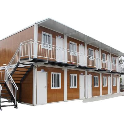 China Factory Wholesale Modern Expandable Prefab Villa House Modular Cheap Prefab Sandwich Panel Hotel Container House for sale