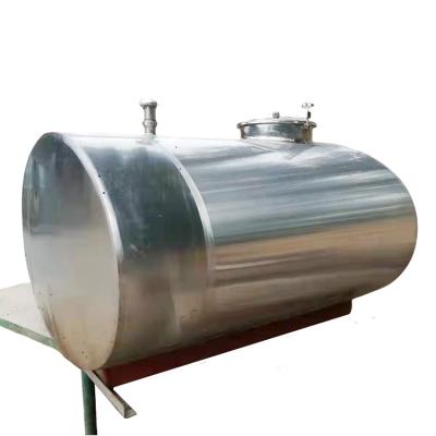 China Durable 1-10 tons of stainless steel transport insulation tank.insulated milk tank for sale