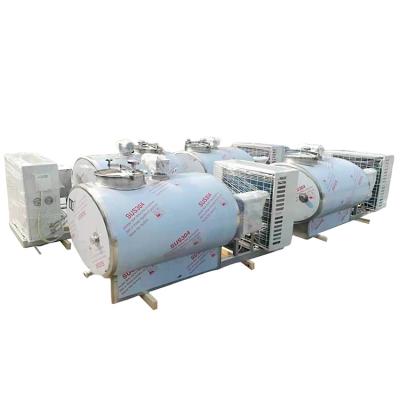 China Factory Stainless Steel Vertical / Horizontal Stainless Steel Farm Milk Cooling Tank Milk for sale