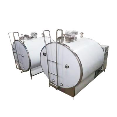 China Factory 500-10000L Automatic Stainless Steel 500-10000L Stainless Milk Cooler Tank for sale