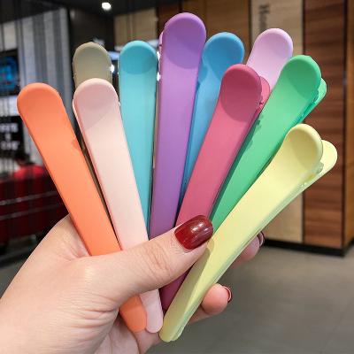 China Japan girls and Korean Korean style design hair accessories new lovely fashion sweet women simple pure color big hair clip for sale