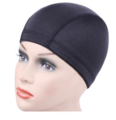 China Wear Wigs Shape Dome Cap Mesh Without Gel Hair Net Unisex Elastic Wig Cap Elastic Hair Net for sale