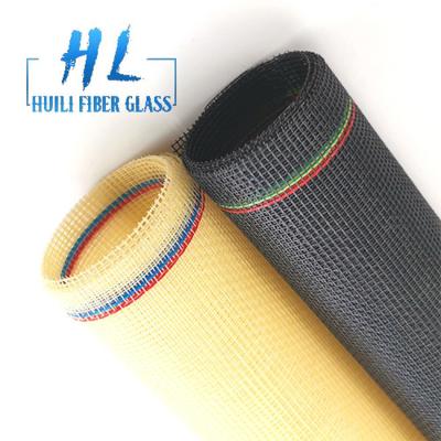 China Plain Weave Fiberglass Insect Screen Commercial Industrial Open Selvedge Edge Length 30m-300m for sale