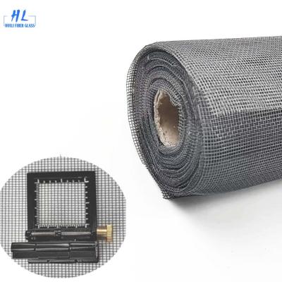 China Black Woven Fiberglass Mosquito Mesh Adds Privacy 18x14 Mesh In 30m /100m Length for sale