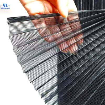 China Pleated Anti Uv Plisse Insect Screening For Doors And Windows for sale