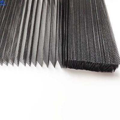 China Retractable Pleated Fly Screen 120g/m2 For Versatile Applications for sale