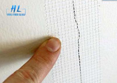 China 50m Single Sided Self Adhesive Fiberglass Mesh Tape For Strength Heat Resistant Alkali Resistant for sale