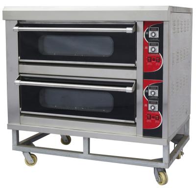 China High Efficiency 2 Deck 4 Deck Inexpensive Electric Baking Platform Pizza Bread Cake Infrared Oven in Bakery Equipment (ATS-40E) for sale