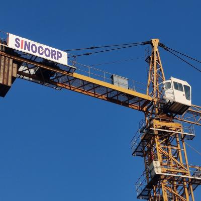 China Tower Crane Sinocorp TC6515-10t Hammerhead Construction Tower Crane for sale