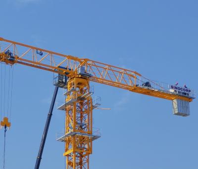 China PT6010-6t Tower Crane Flat Top Sinocorp Tower Crane Competitive Price for sale