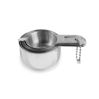 China Food Grade Stainless Steel Sustainable Measuring Cups Set Measuring Tool for sale