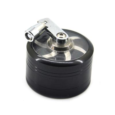 China Wholesale Zinc Alloy Manual Grinder Herb Tobacco Grinder Smoking Accessories Herb Grinder Dia 63*44 mm for sale