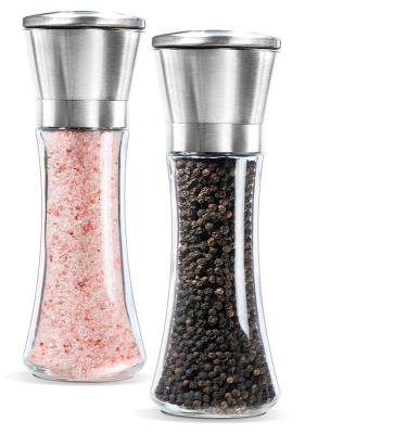 China Sustainable Premium Stainless Steel Salt and Pepper Grinder Set for sale