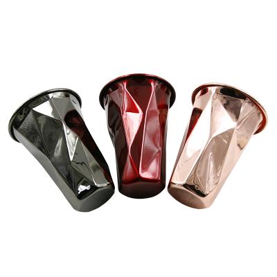 China New Design Stainless Steel Viable Cocktail Cup Diamond Tumbler Water Cup for sale