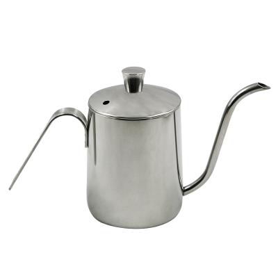 China Sustainable 304 Stainless Steel Gooseneck Pour Over Drip Pot Coffee Drip Kettle for sale