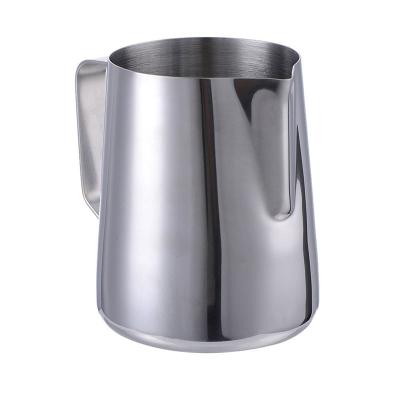 China Sustainable Stainless Steel Milk Frothing Pitcher Cup For Latte Art Cappuchinos Espresso for sale