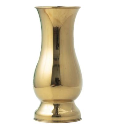 China Vintage CLASSIC Vase Modern Stainless Steel Metal Vases Flower Vases For Home Decor for sale