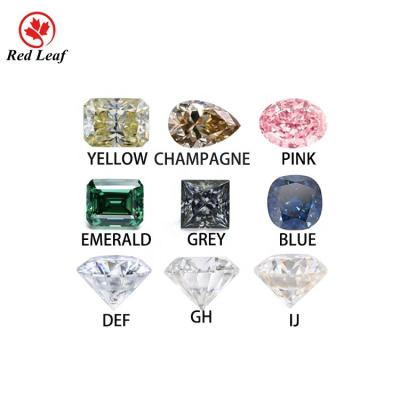 China Game or Fire Redleaf Moissanite GRA Custom VVS Diamond Stone Loose Color Moissanite for sale