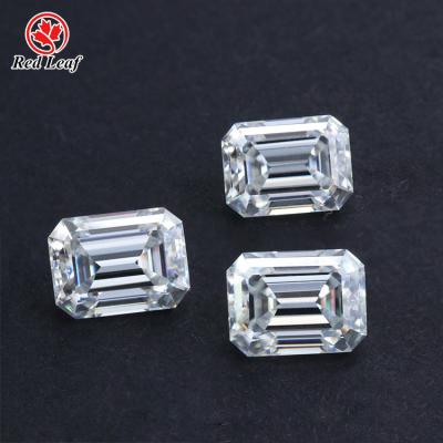 China Redleaf high reflective moissanite D-VVS1 GRA certified loose moissanite stone for sale