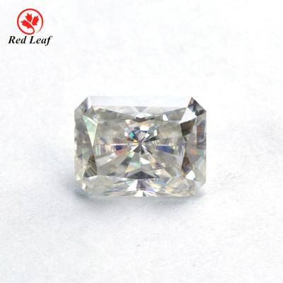 China Color Play Or White Radiant Fire Redleaf Diamond Cut Loose Certificate def-vvs1 Gemstone Moissanite for sale