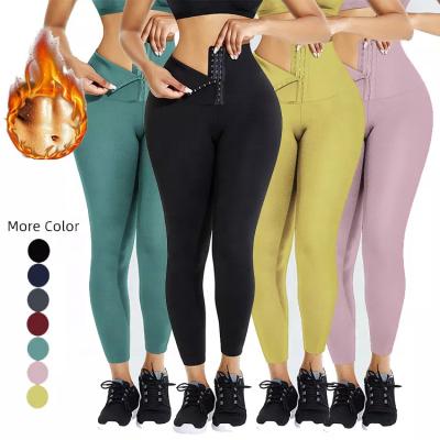 China 2022 High Breasted Women's Hot Solid Seamless Pants Yoga Butt Lift Women's Breathable Workout Fitness Leggings For Gym Fitness Sets for sale