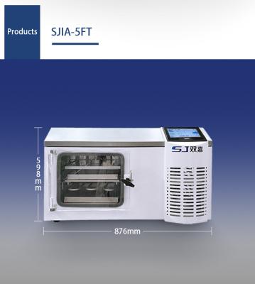 China Medicine Processing SJIALAB SJIA-5FT Silicone Heating In Situ Medicine Vacuum Chemical Freeze Dryer in Freeze Drying Equipment for sale