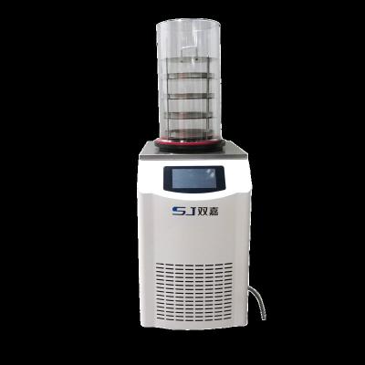 China Medicine Processing SJIALAB SJIA-12N-60A Mini Vertical Vacuum Freeze Drying Ice Capacity 4kg Lab And Home Use For Sale -60,-80,-105 Degree Optional for sale