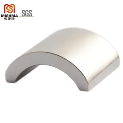 China Industrial Magnet Neodymium Arc Segment Magnet N52 For Wind Generators Starter Motor Machine Permanent Arc Curved Area for sale