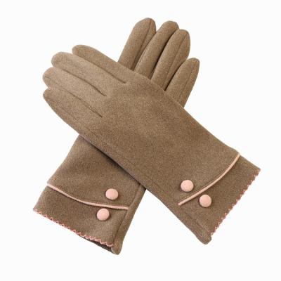 China Guantes gruesos de la pantalla táctil del mejor del precio de la fábrica invierno termal de encargo de las manoplas para las mujeres en venta