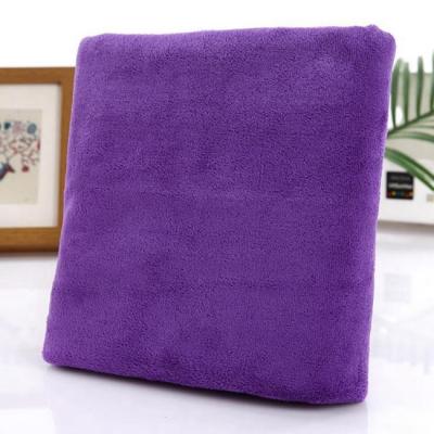 China Eco Friendly Microfibre Bath Towel Coral Velvet 40x80 No Odor for sale