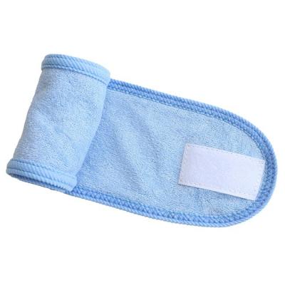 China De Hoofdband van douaneterry cloth spa velcro makeup voor Reis Te koop