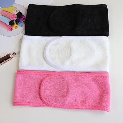 China Pluksel - de vrije Plooibare Hoofdband Terry Cloth Headband Spa van de Gezichtswas Te koop