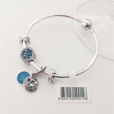 China Wholesale 925 Sterling Silver Vintage Galaxy Silver Bracelet CLASSIC Factory Bracelet for sale