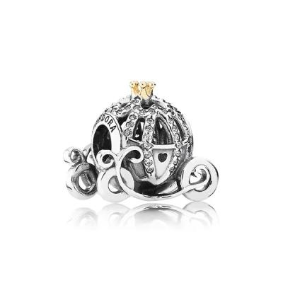 China Wholesale 925 Sterling Silver Silver Beads Shape Beaded Pumpkin Car Bracelet for sale