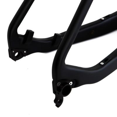 China Hot Selling Price Attractive Max Tire 2.35 Slant Carbon Fiber Bike Frame Sport For Commuting for sale