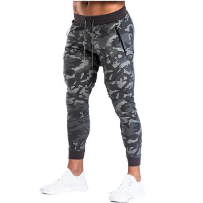 China Breathable Cotton Spandex Mens Joggers Pants Camouflage Gym Fitness Wear for sale