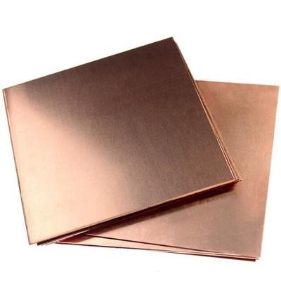 China Electrical Good Quality Customized CuOF Sheet Oxygen Free Copper Plate For Machining Parts for sale