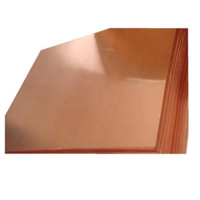 China Customized Good Quality Electrical CuOF Sheet Oxygen Free Copper Plate For Electrical elect. for sale