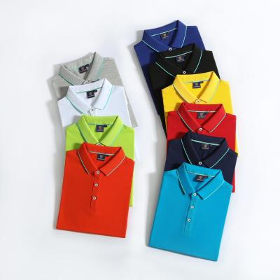 China                  Custom Logo Golf Polo Shirts Quick Dry Short Sleeve Knitted Sport Polo Shirt Sublimation              for sale