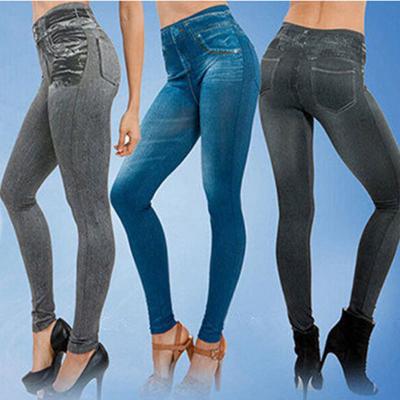 China                  2022 New Style Leggings 3 Colors Women Fashion Wear Butt Lifter Jeans Leggings              for sale