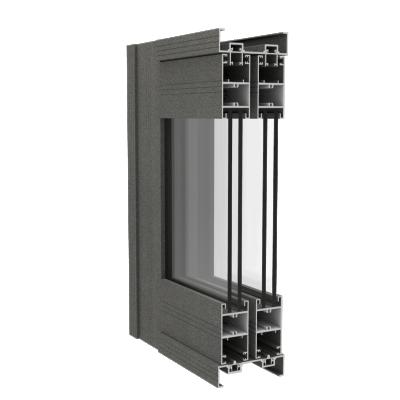 China door & Hot Selling Window 6063 Series High Quality Aluminum Sliding Door Profile for sale