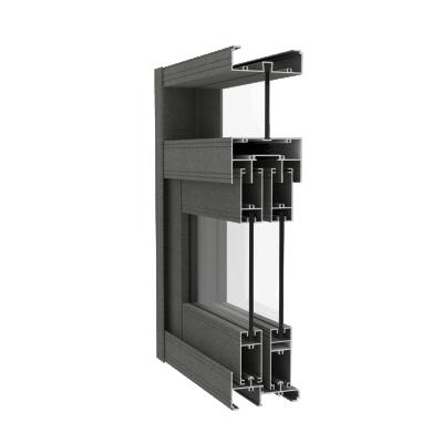 China door & High Quality Window OEM Extruded Aluminum Sliding Window Profile for sale