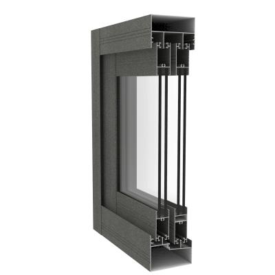 China Stable aluminum series of aluminum alloy profiles building material profile sliding glass door and window frame for sale