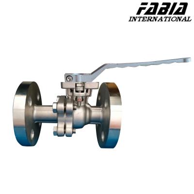 China Manual Two Way Stainless Steel Flanged Ball Valve Manual Valve for sale