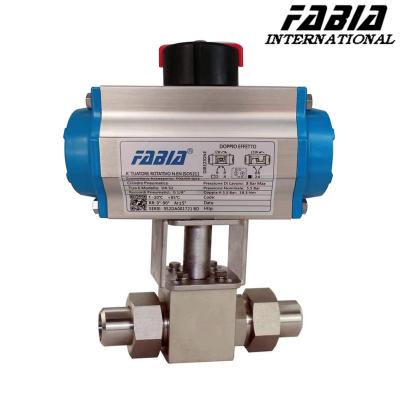 China Ultra High Pressure Ball Valve High Temperature Pneumatic Valve for sale