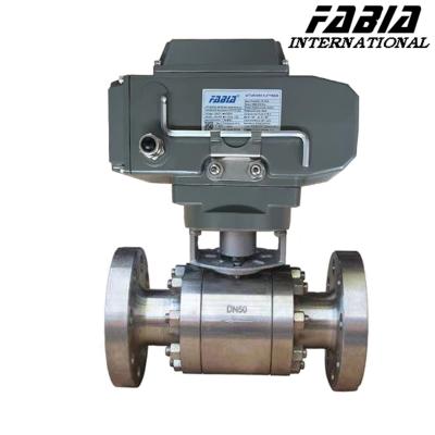 China High Pressure Motorized Ball Valve Three Piece Flange Ball Valve Mini for sale