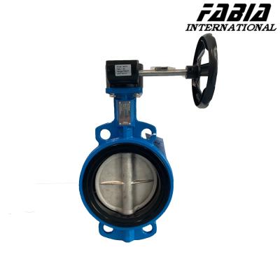 China DN150 válvula de borboleta industrial com anel de vedação EPDM e placa de aço inoxidável à venda