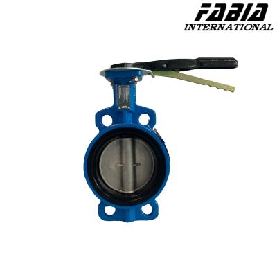 China DN125 válvula de borboleta de aço carbono com selo EPDM e placa de aço inoxidável para ventilação à venda