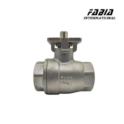 China Electric High Pressure Two Piece Ball Valve  For Easy Opening And Closing With Internal Thread for sale