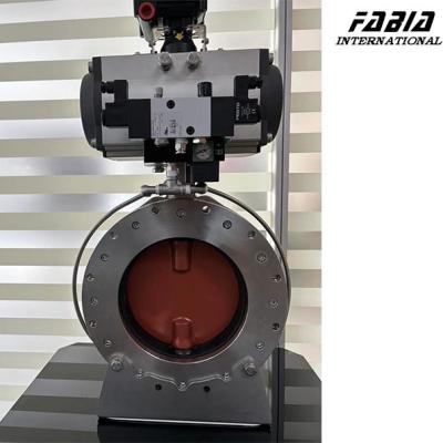 China Manual/Pneumatic/Electric Control Round Butterfly Damper Valve For Air Volume Control for sale